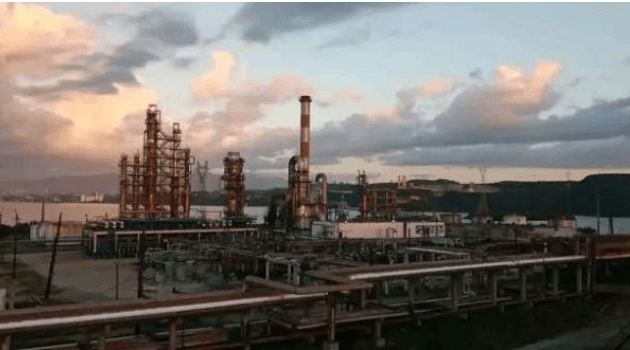 En la refinería de Santiago de Cuba también se obtuvo nafta, fuel oil y diésel a partir del crudo nacional